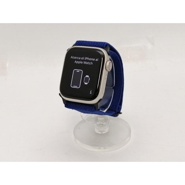 中古】Apple Apple Watch Nike Series7 GPS 41mm スターライトアルミ 