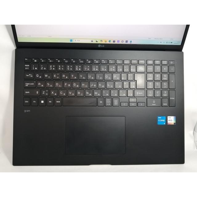 【中古】LG電子 LG gram 17Z90RU-GA55J オブシディアンブラック【i5-1334U 16G 512G(SSD) WiFi 17LCD】【新宿】保証期間１ヶ月【ランクA】の画像