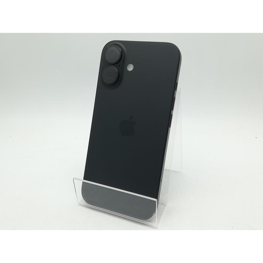 中古】Apple 国内版 【SIMフリー】 iPhone 16 128GB ブラック MYDQ3J/A