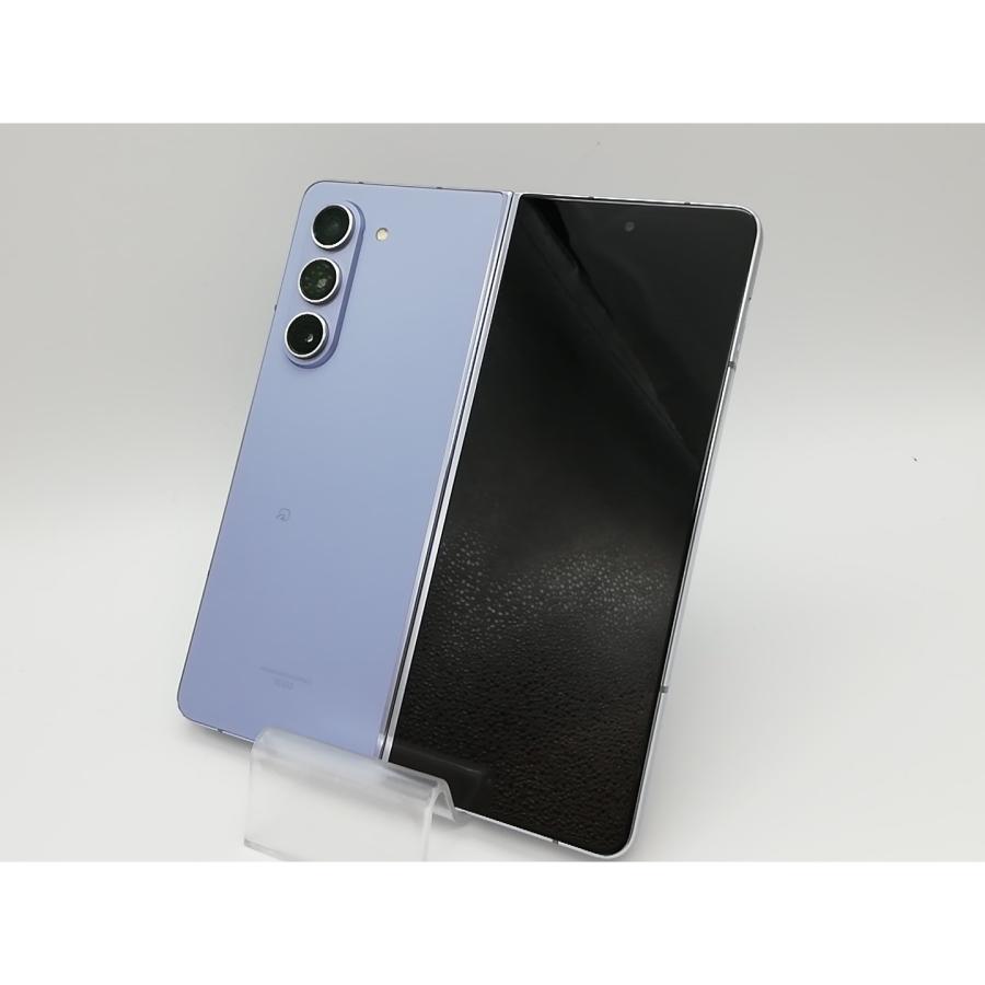 中古】SAMSUNG au 【SIMフリー】 Galaxy Z Fold5 アイシーブルー 12GB