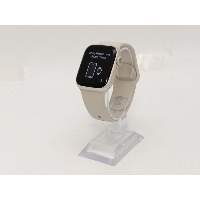 中古】Apple Apple Watch Series8 41mm GPS スターライトアルミニウム 