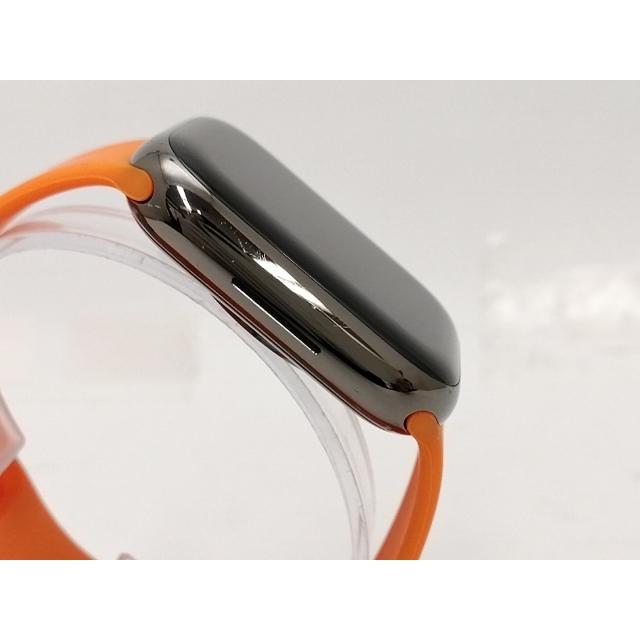 【中古】Apple Watch Series8 45mm Cellular グラファイトステンレススチールケース/ミッドナイトスポーツバンド MNKU3J/A【新宿2】保証期間１ヶ月【ランクB】の画像