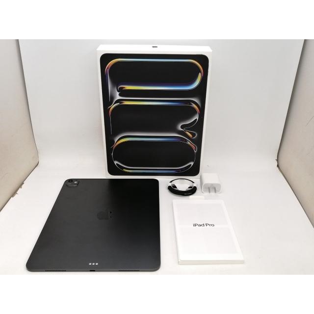 【中古】Apple 【Wi-Fi】 13インチ iPad Pro（M5/2025） 256GB スペースブラック 標準ガラス MDYJ4J/A【新宿2】保証期間１ヶ月【ランクA】の画像