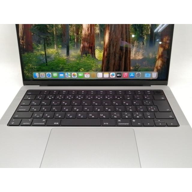 【中古】Apple MacBook Pro 14インチ M1 Pro(CPU:8C/GPU:14C) 16GB/512GB シルバー MKGR3J/A (14インチ, 2021)【仙台イービーンズ】保証期間１ヶ月【ランクB】の画像