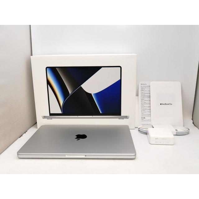 【中古】Apple MacBook Pro 14インチ M1 Pro(CPU:8C/GPU:14C) 16GB/512GB シルバー MKGR3J/A (14インチ, 2021)【仙台イービーンズ】保証期間１ヶ月【ランクB】の画像