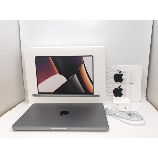 【中古】Apple MacBook Pro 14インチ M1 Pro(CPU:8C/GPU:14C) 16GB/512GB スペースグレイ MKGP3J/A (14インチ, 2021)【新宿2】保証期間１ヶ月【ランクA】の画像