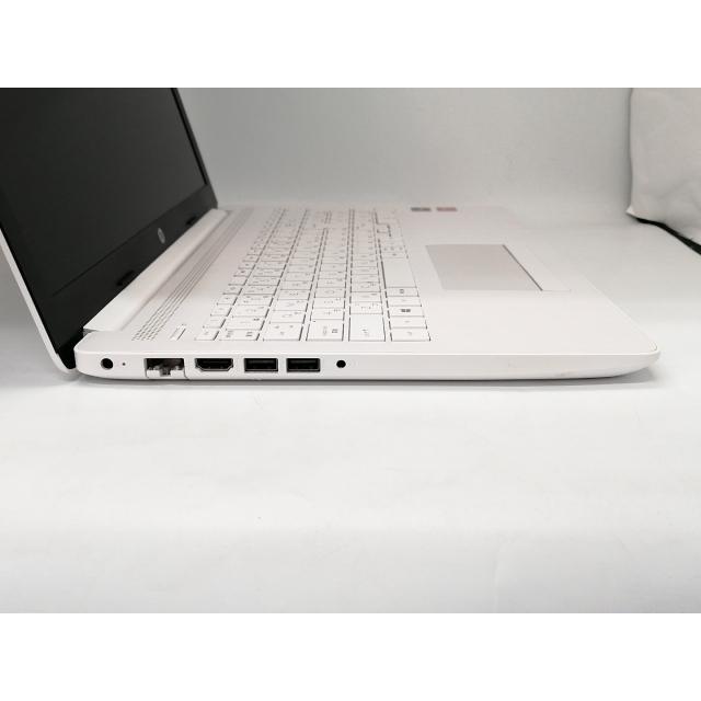 中古】HP 15-db0000 15-db0161AU ピュアホワイト【R5 2500U 8G 256G
