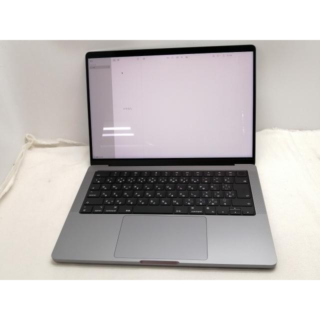 【中古】Apple MacBook Pro 14インチ M1 Pro(CPU:8C/GPU:14C) 16GB/512GB スペースグレイ MKGP3J/A (14インチ, 2021)【仙台駅東口】保証期間１ヶ月【ランクA】の画像