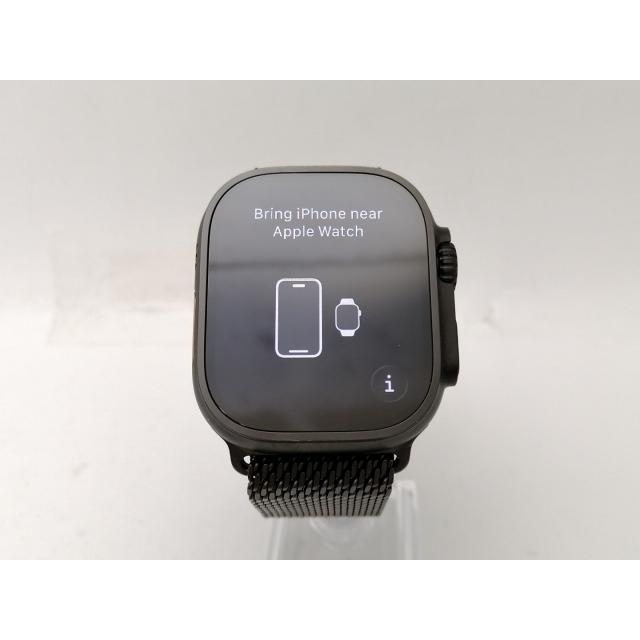 【中古】Apple Apple Watch Ultra3 49mm Cellular ブラックチタニウムケース/ブラックチタニウムミラネーゼループL MF1T4J/A【新宿2】保証期間１ヶ月【ランクB】の画像