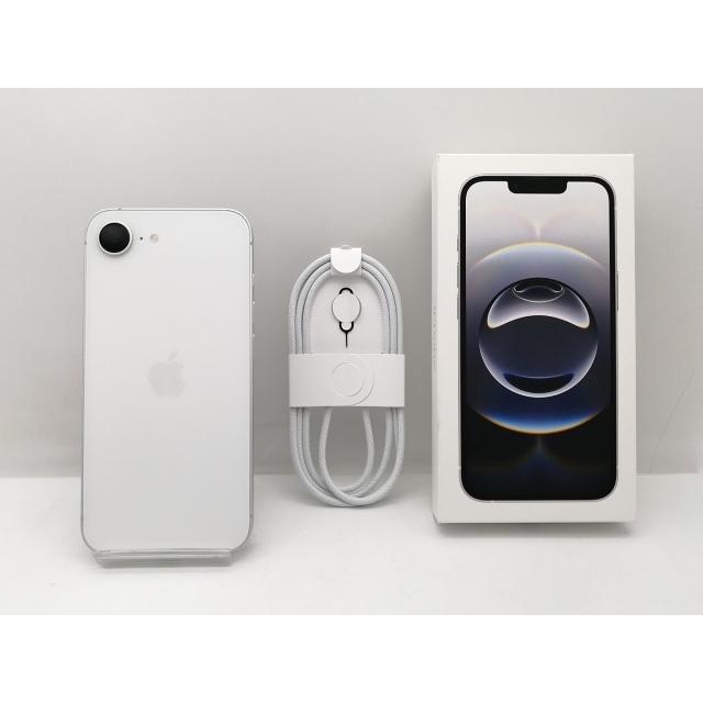 【中古】Apple 楽天モバイル 【SIMフリー】 iPhone 16e 128GB ホワイト MD1R4J/A【道玄坂】保証期間１ヶ月【ランクA】の画像