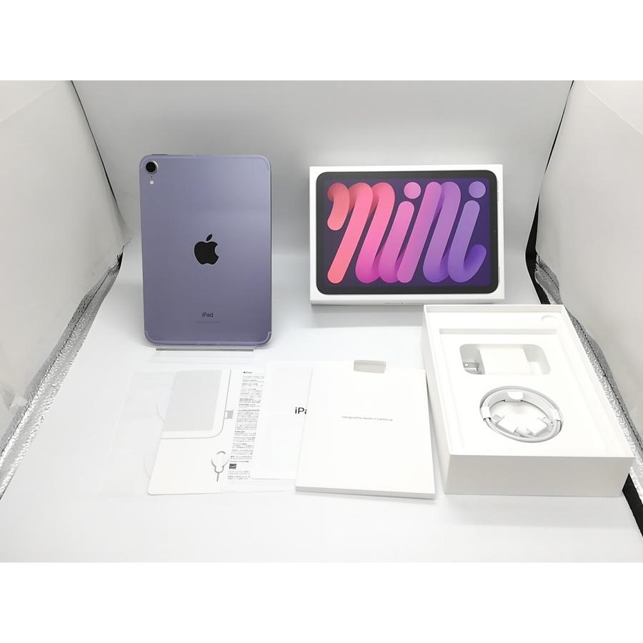 【中古】Apple docomo 【SIMフリー】 iPad mini（第6世代/2021） 64GB パープル MK8E3J/A【福岡天神】保証期間１ヶ月【ランクB】の画像