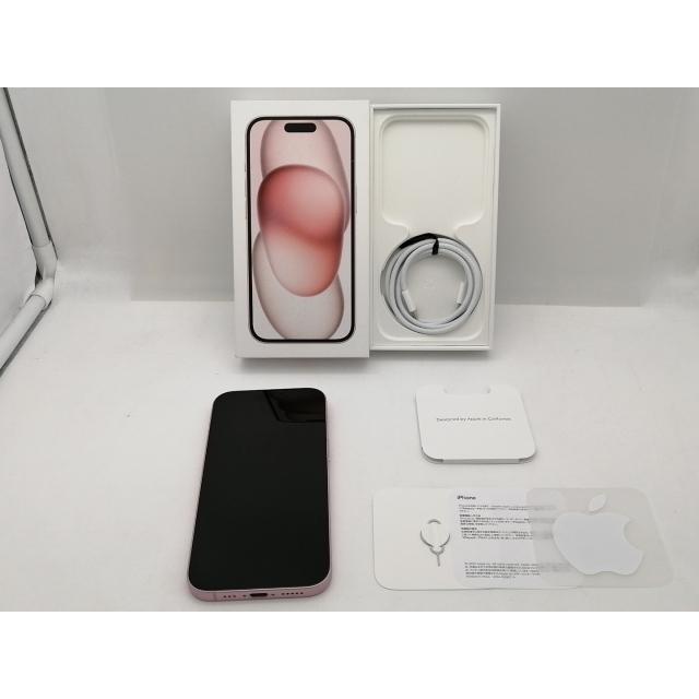 【中古】Apple 国内版 【SIMフリー】 iPhone 15 256GB ピンク MTMP3J/A【新宿2】保証期間１ヶ月【ランクA】の画像