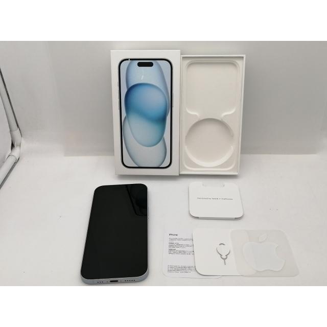 【中古】Apple 国内版 【SIMフリー】 iPhone 15 256GB ブルー MTMR3J/A【新宿】保証期間１ヶ月【ランクB】の画像