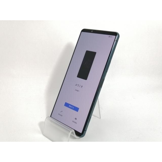 中古】SONY SoftBank 【SIMフリー】 Xperia 5 III グリーン 8GB 128GB