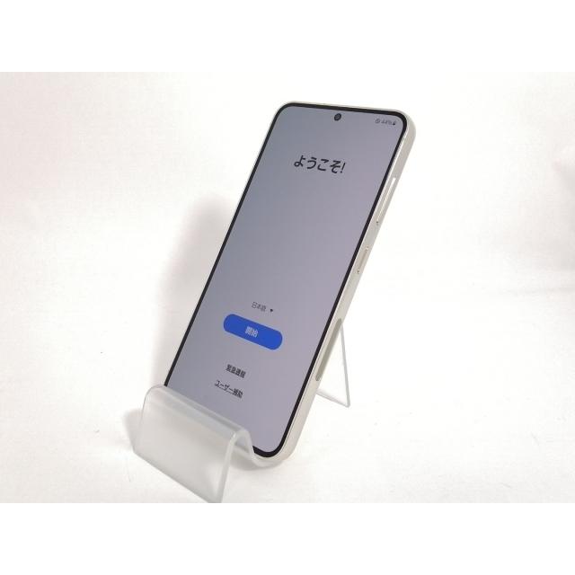 中古】SAMSUNG au 【SIMフリー】 Galaxy S23 クリーム 8GB 256GB SCG19