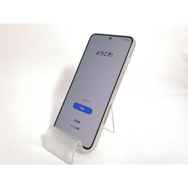 中古】SAMSUNG au 【SIMフリー】 Galaxy S23 クリーム 8GB 256GB SCG19