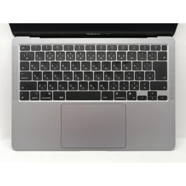 【中古】Apple MacBook Air 13インチ M1(CPU:8C/GPU:7C) 8GB/256GB スペースグレイ MGN63J/A (M1・2020)【新宿2】保証期間１ヶ月【ランクC】の画像