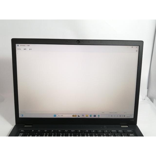 【中古】Lenovo ThinkPad L13 Gen 4 AMD 21FN001GJP ブラック【R3-7330U 16G 256G(SSD) WiFi 13.3LCD】【新宿】保証期間１ヶ月【ランクA】の画像