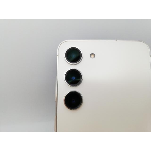中古】SAMSUNG au 【SIMフリー】 Galaxy S23 クリーム 8GB 256GB SCG19