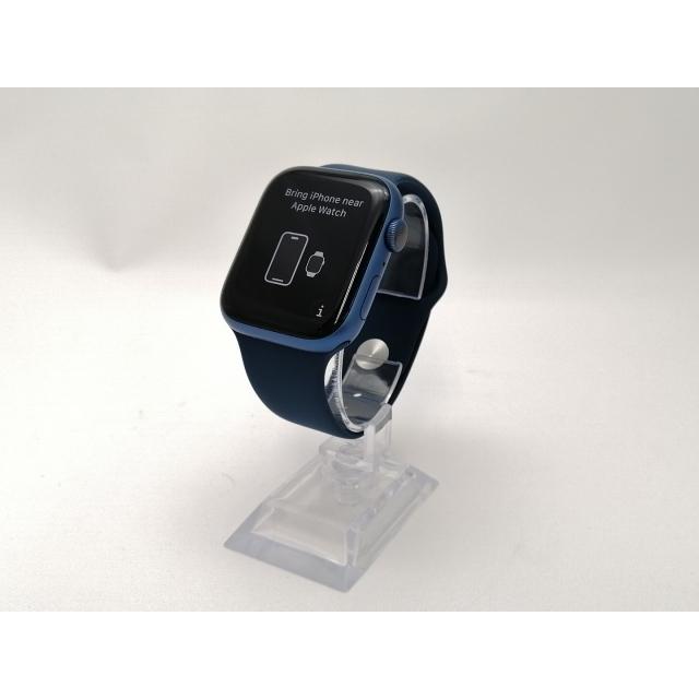 中古】Apple Apple Watch Series7 45mm GPS ブルーアルミ/スポーツ