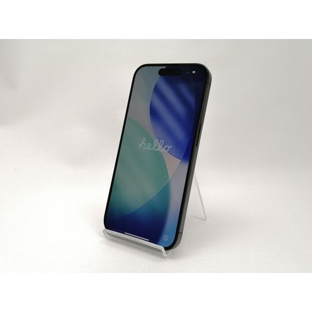 【中古】Apple 国内版 【SIMフリー】 iPhone 15 Pro 256GB ブラックチタニウム MTUC3J/A【新宿東口】保証期間１ヶ月【ランクC】の画像