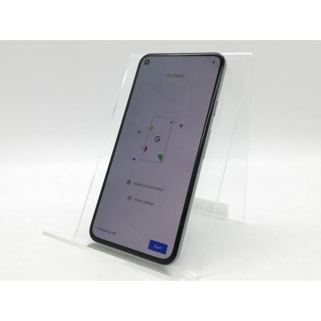 中古】Google au 【SIMロック解除済み】 Pixel 5 Sorta Sage 8GB 128GB