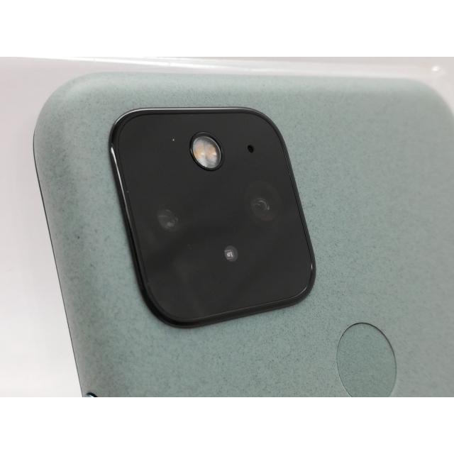中古】Google au 【SIMロック解除済み】 Pixel 5 Sorta Sage 8GB 128GB