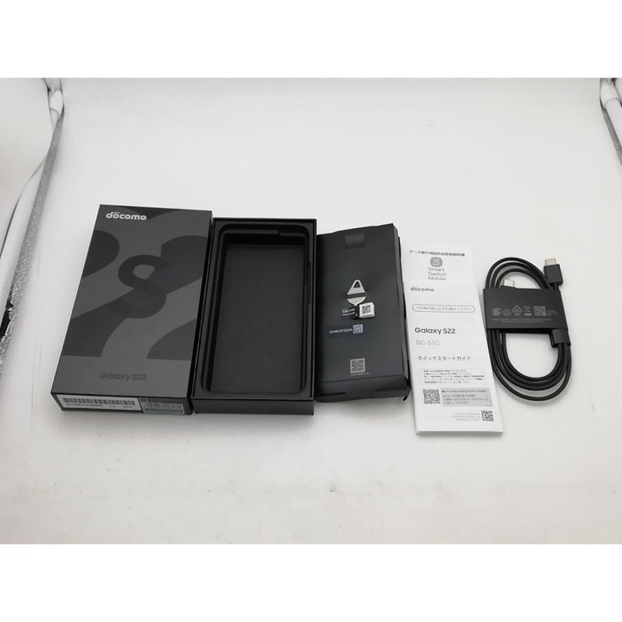 中古】SAMSUNG docomo 【SIMフリー】 Galaxy S22 ファントムブラック