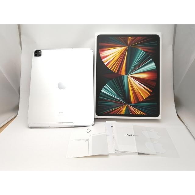 【中古】Apple au 【SIMロック解除済み】 12.9インチ iPad Pro（第5世代/2021） 256GB シルバー MHR73J/A【新宿2】保証期間１ヶ月【ランクB】の画像