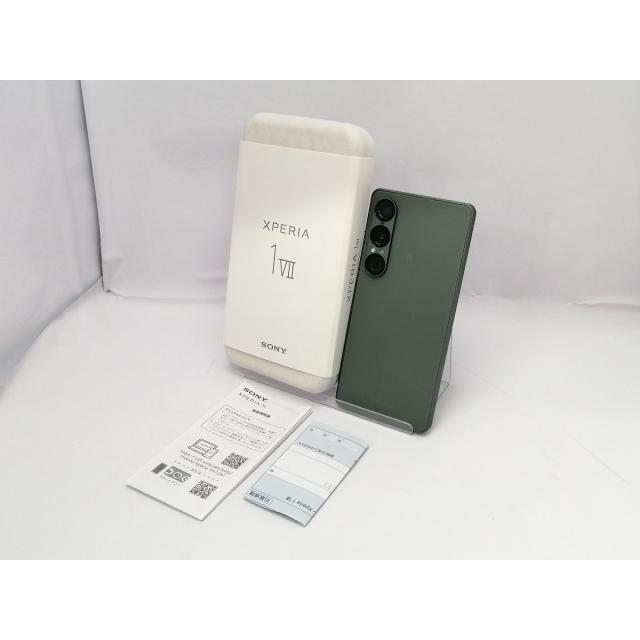 中古】SONY 国内版 【SIMフリー】 Xperia 1 VII モスグリーン 12GB