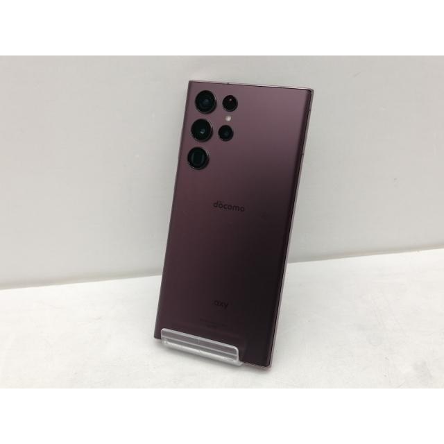 中古】SAMSUNG docomo 【SIMフリー】 Galaxy S22 Ultra バーガンディ