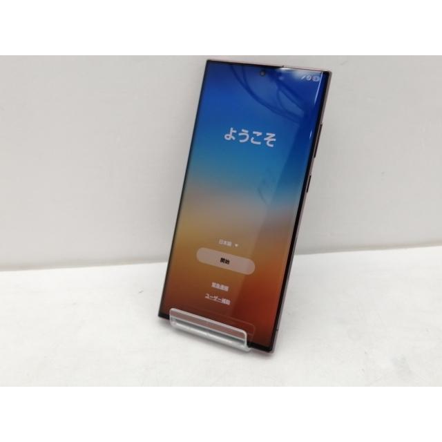 中古】SAMSUNG docomo 【SIMフリー】 Galaxy S22 Ultra バーガンディ 
