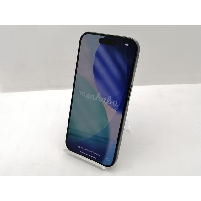 中古】Apple au 【SIMフリー】 iPhone 15 Pro 256GB ブラック