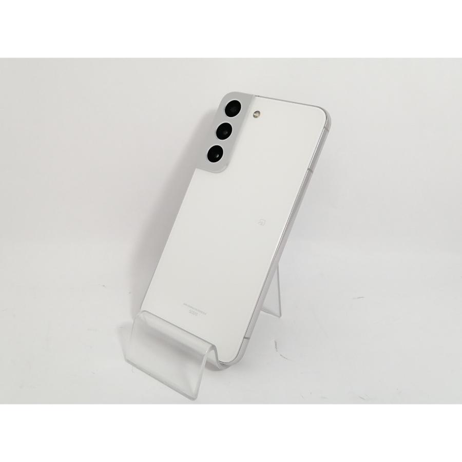 中古】SAMSUNG au 【SIMフリー】 Galaxy S22 ファントムホワイト 8GB