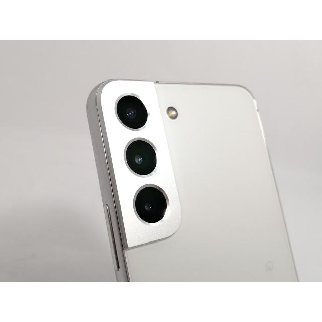 中古】SAMSUNG au 【SIMフリー】 Galaxy S22 ファントムホワイト 8GB