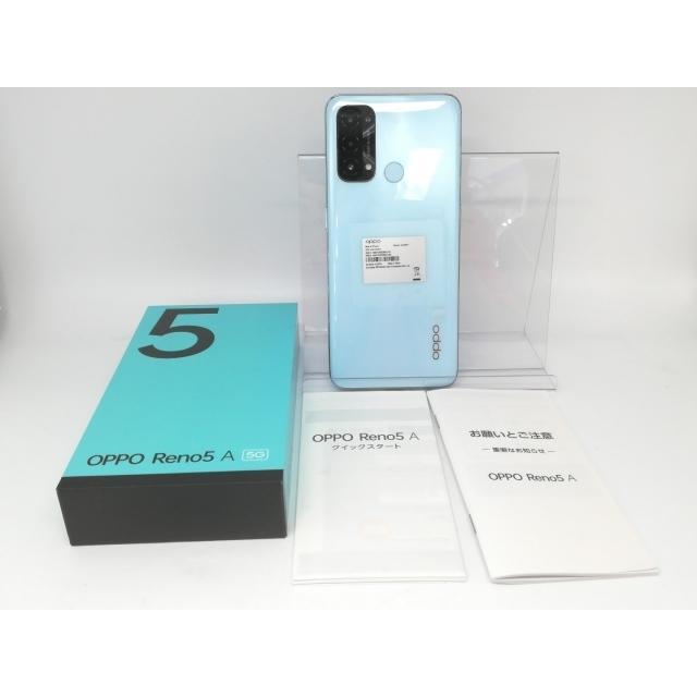 中古】Oppo ymobile 【SIMフリー】 OPPO Reno5 A eSIM対応版 アイス