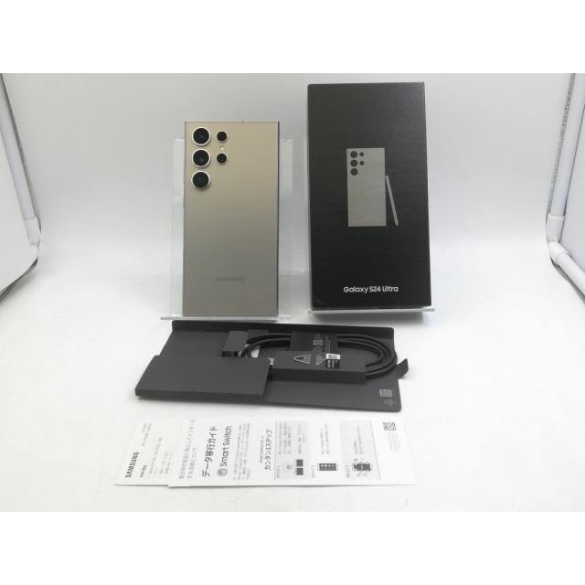 中古】SAMSUNG 国内版 【SIMフリー】 Galaxy S24 Ultra チタニウム