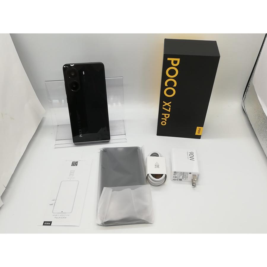 中古】Xiaomi 国内版 【SIMフリー】 Poco X7 Pro ブラック 8GB 256GB