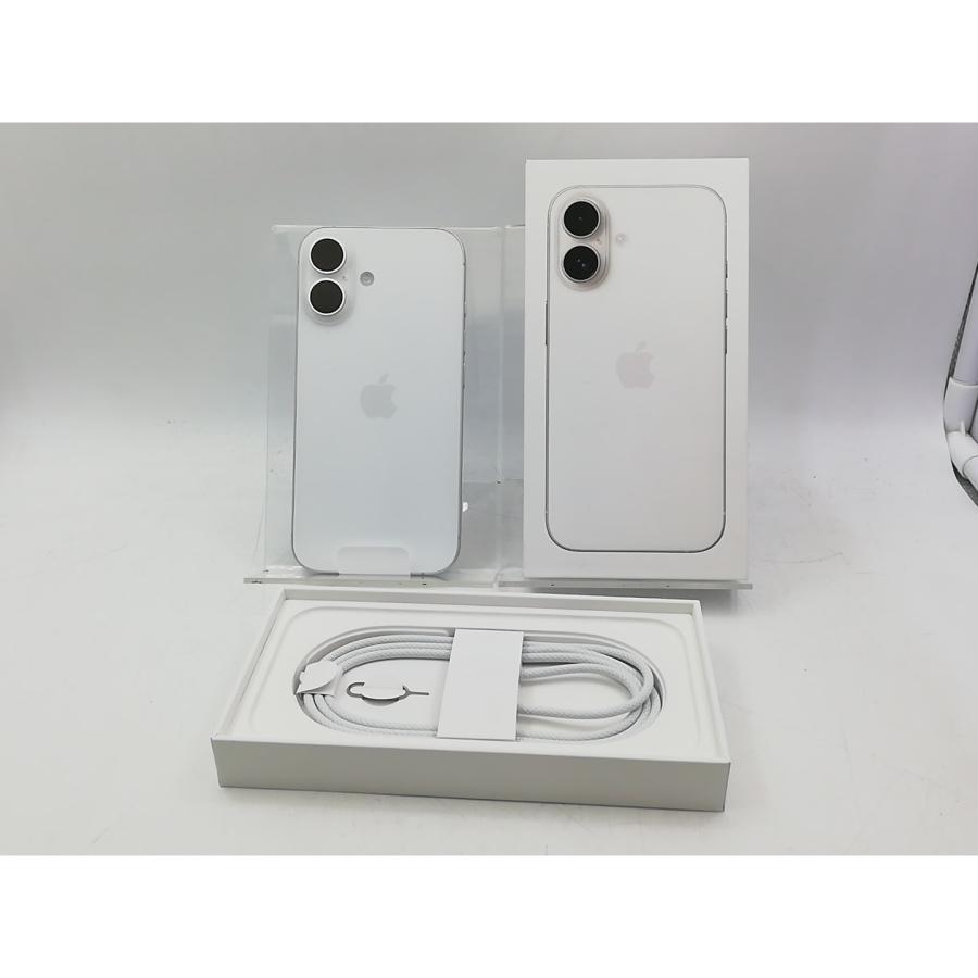 【未使用】Apple 国内版 【SIMフリー】 iPhone 16 128GB ホワイト MYDR3J/A【大宮東口】保証期間３ヶ月 アップル(Apple) iPhone 16 128GB ホワイト SIMフリー MYDR3J/A | ヤマダウェブコム