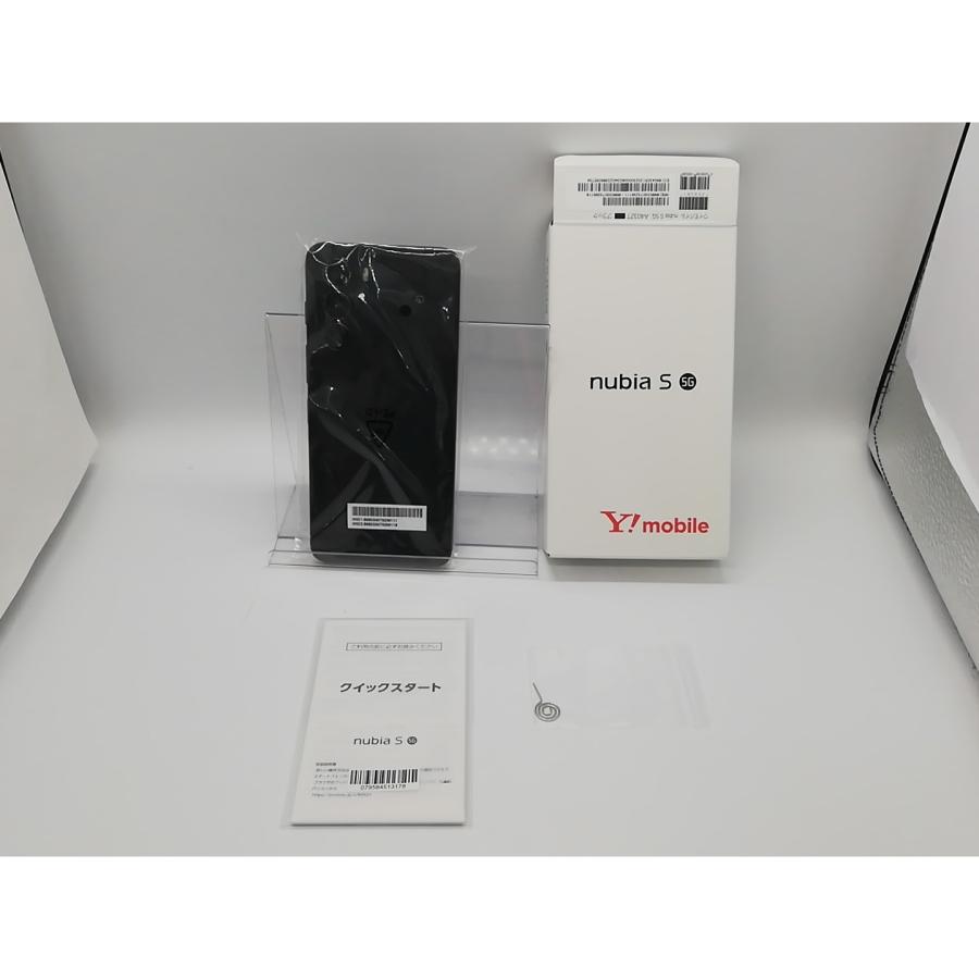 SIMフリー ZTE nubia S 5G 128GB ブラック 電池良好 未使用】ZTE ymobile 【SIMフリー】 nubia S 5G 4GB 128GB