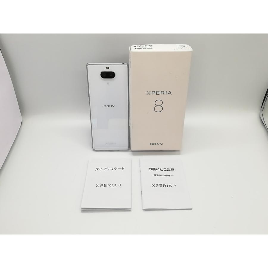 Xperia - 未使用 Xperia 8 ホワイト Y!mobile 本体　SIMロック解除済み 中古】SONY ymobile 【SIMロック解除済み】 Xperia 8 ホワイト