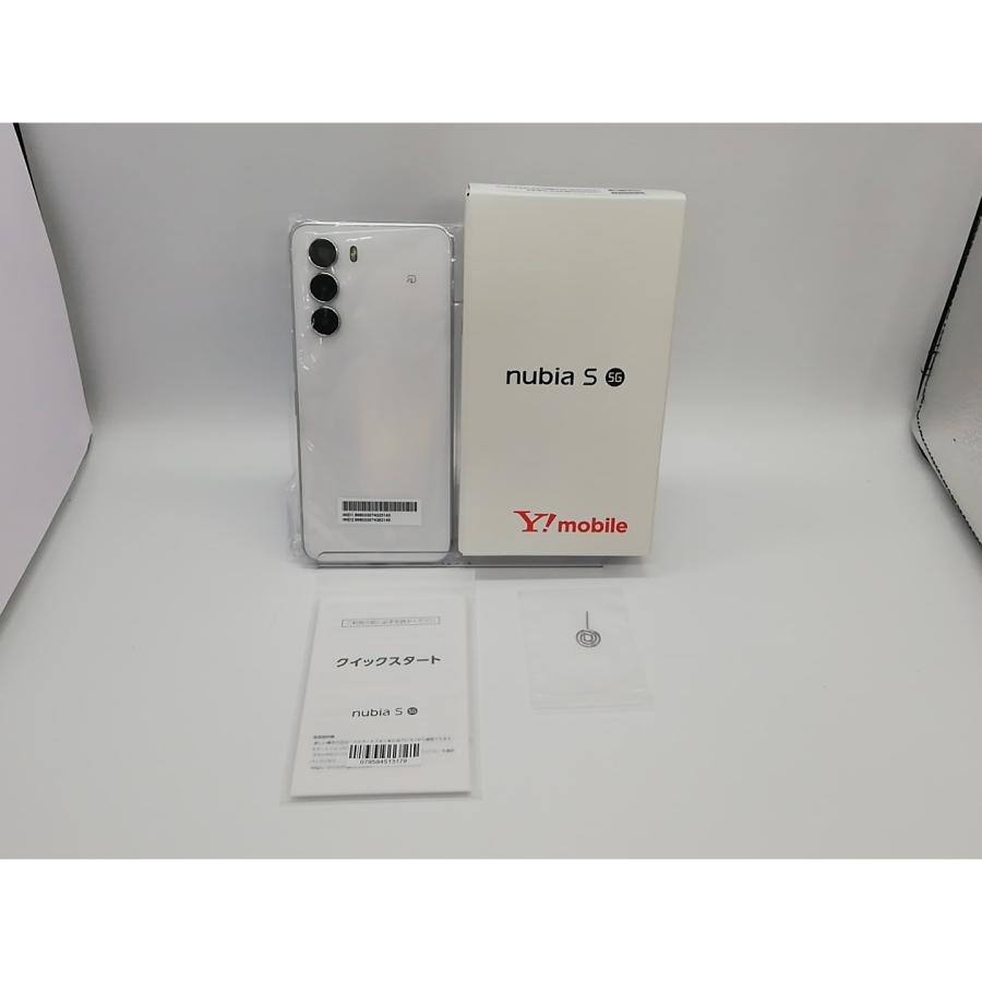 nubia S ホワイト Y!mobile 本体　白 Xiaomi 「新品-SIMロック解除済」nubia S 5G A403ZT Y!mobile