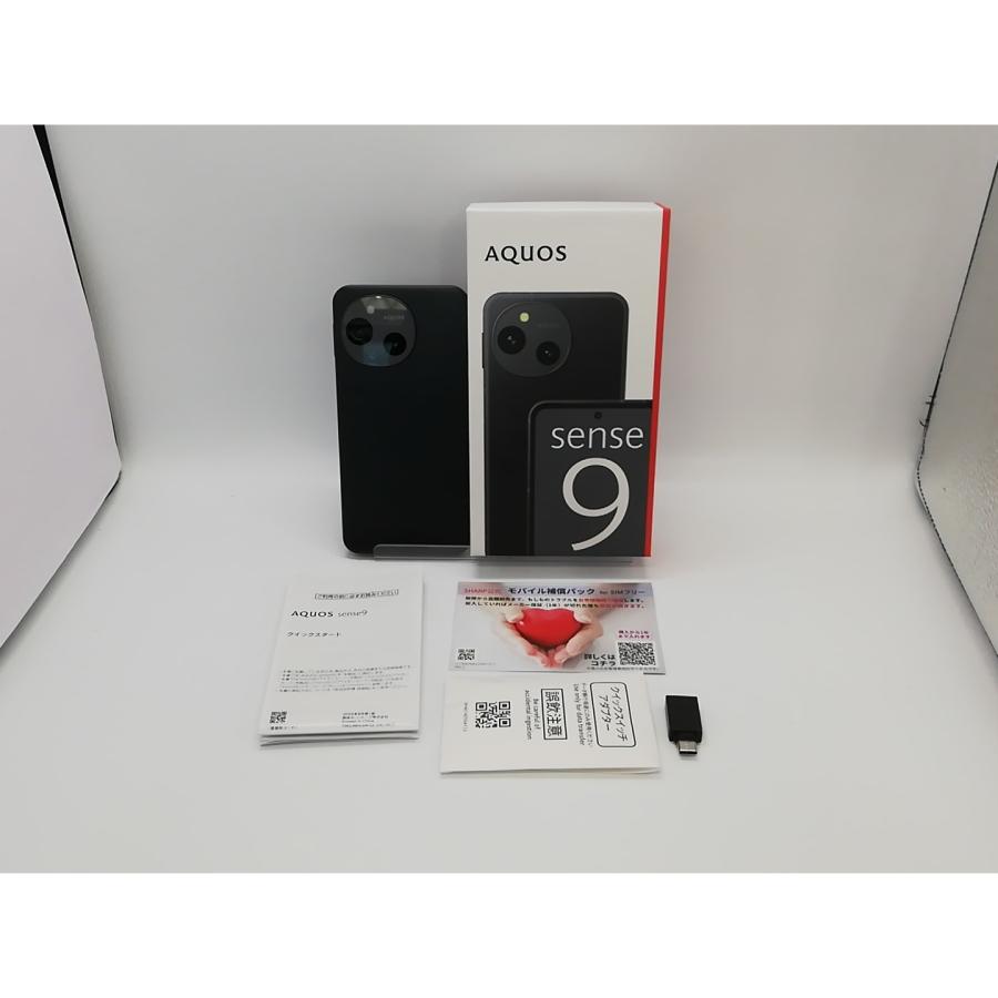 中古】SHARP 国内版 【SIMフリー】 AQUOS sense9 ブラック 8GB