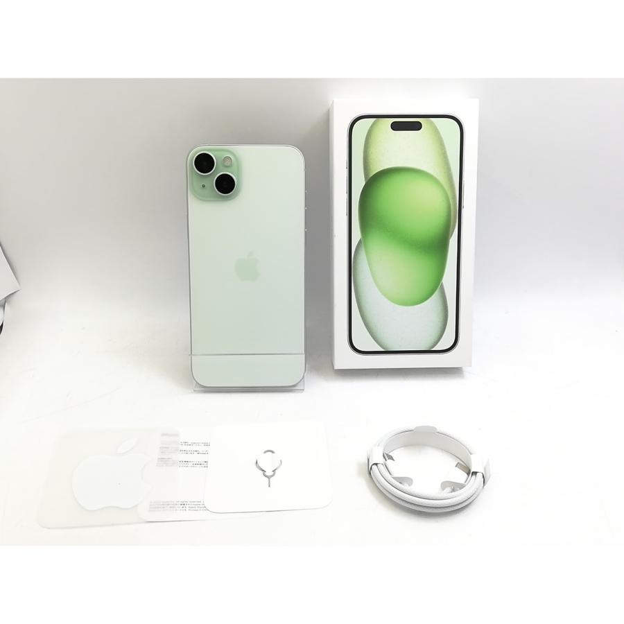 【中古】Apple 国内版 【SIMフリー】 iPhone 15 Plus 256GB グリーン MU0Q3J/A【吉祥寺】保証期間１ヶ月【ランクA】の画像