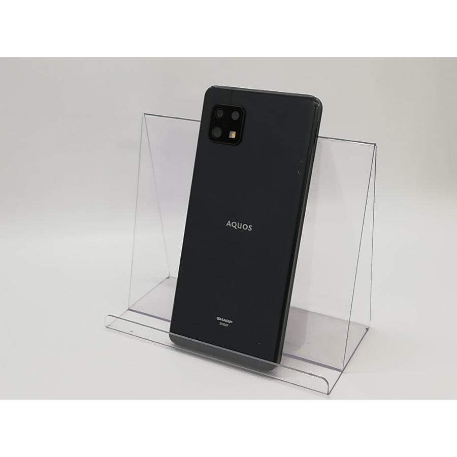 中古】SHARP au 【SIMフリー】 AQUOS sense6s ブラック 4GB 64GB SHG07