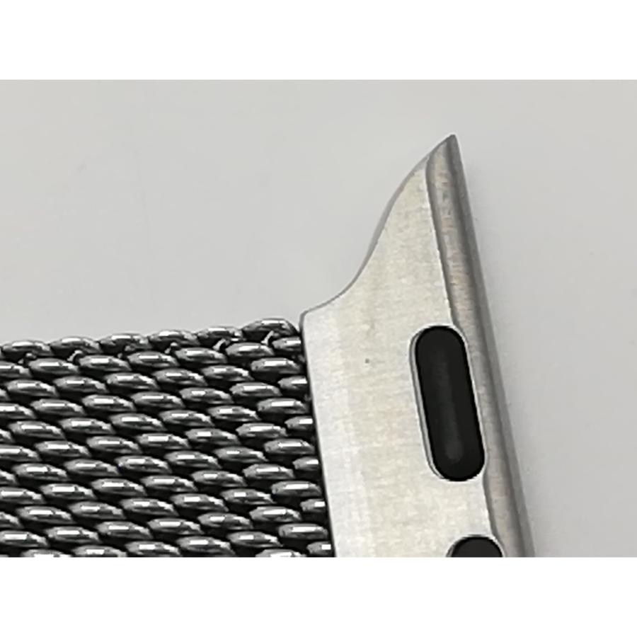 中古】Apple Apple Watch 45/46mmケース用 シルバー ミラネーゼループ