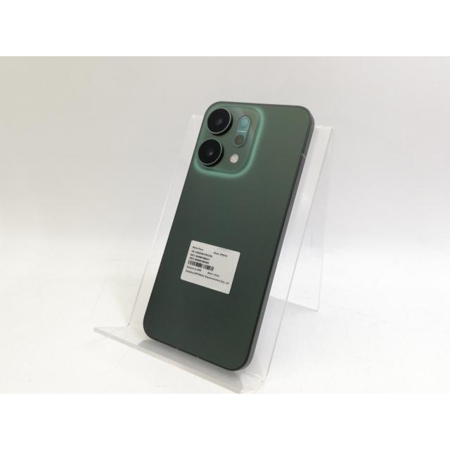 中古】Oppo 国内版 【SIMフリー】 OPPO Reno14 5G ルミナスグリーン
