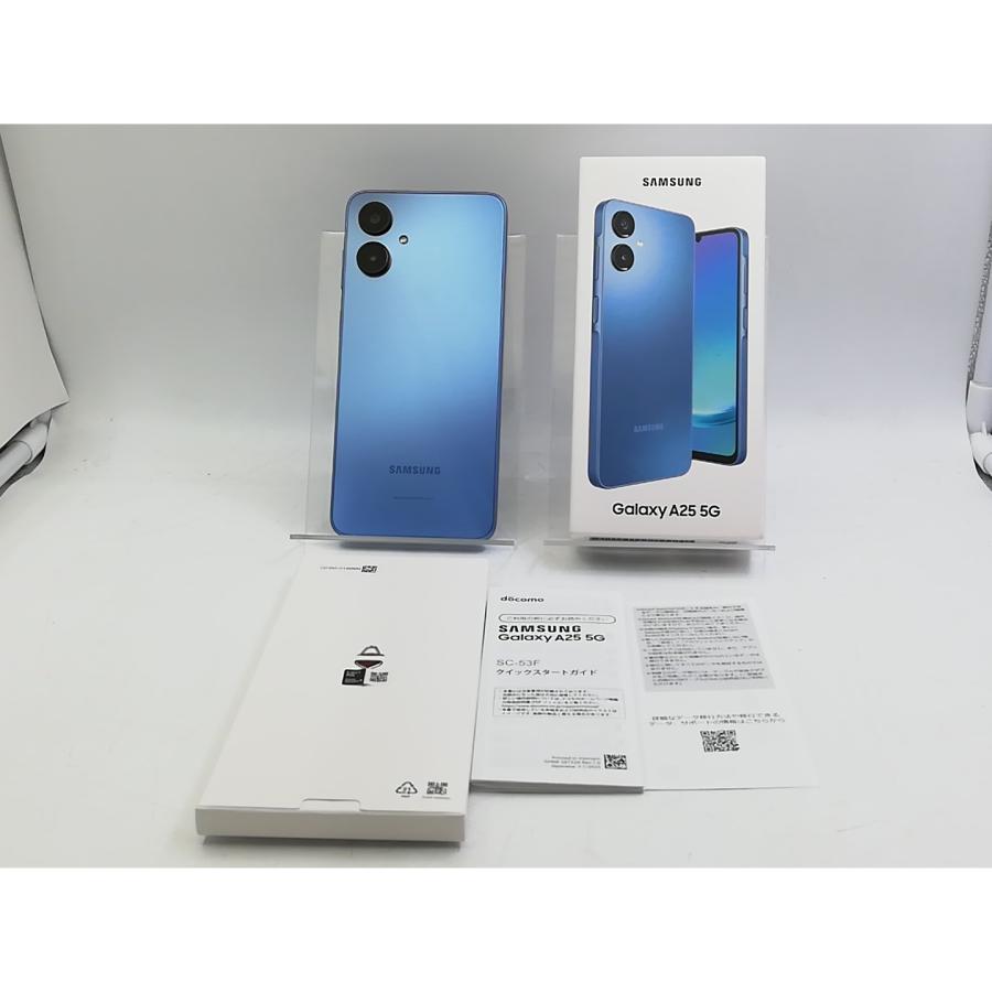未使用】SAMSUNG docomo 【SIMフリー】 Galaxy A25 5G ブルー 4GB 64GB