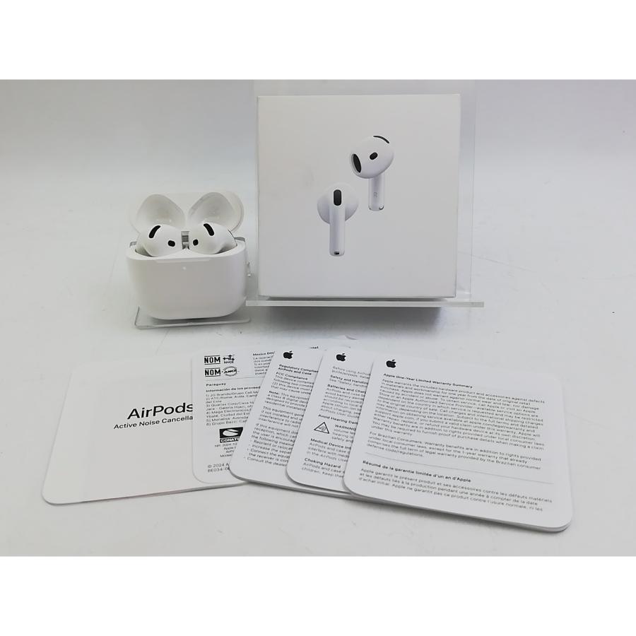 中古】Apple AirPods 4 アクティブノイズキャンセリング搭載モデル
