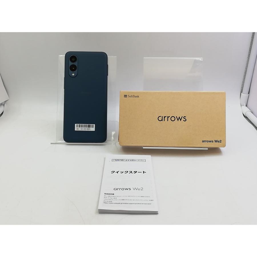 中古】FCNT SoftBank 【SIMフリー】 arrows We2 ネイビーグリーン 4GB